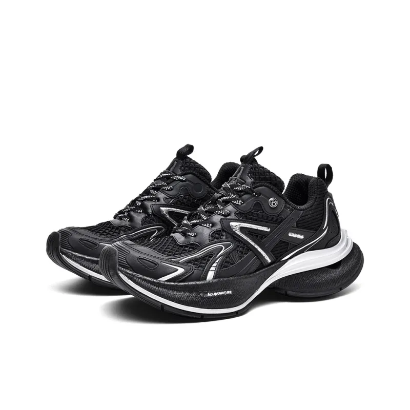 Acupuncture Anti Slip Wear Resistant Low Top Chunky Sneakers Unisex-6