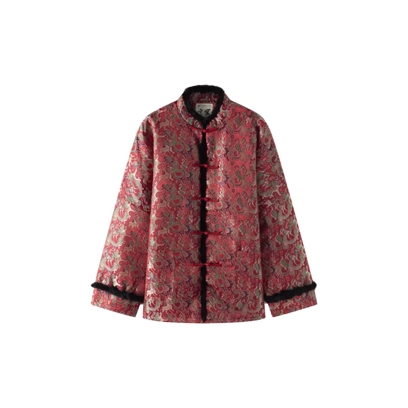 XUANSHENG Puffer Jacket Men's Red-5