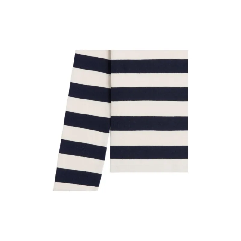 CELINE Triomphe Marinière T shirt In Cotton Jersey-7