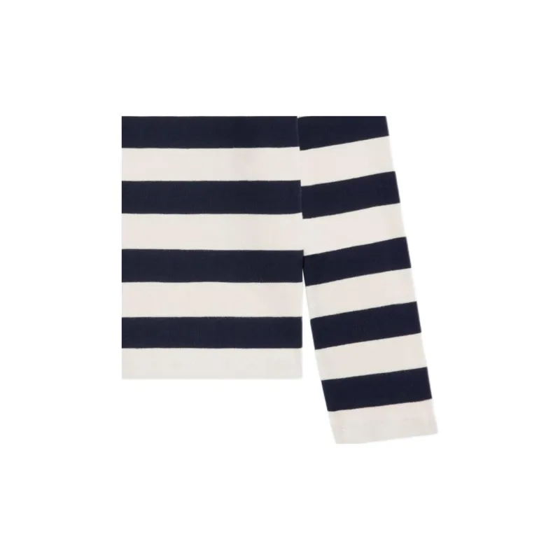 CELINE Triomphe Marinière T shirt In Cotton Jersey-8