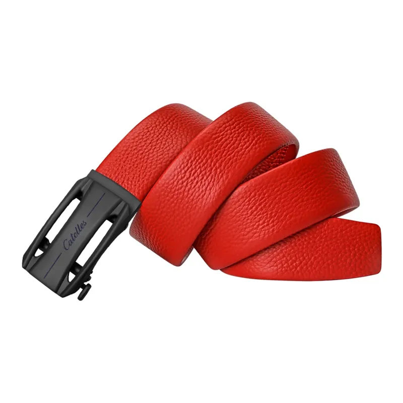 CATELLES Top Grain Cow Leather Leather Belts Men's Width  3.5cm-7