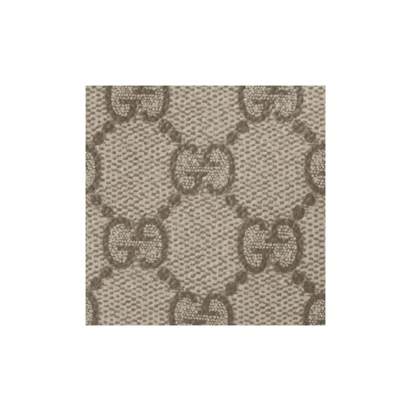 GUCCI Coated Canvas Coin Purse Key Pouch Unisex Beige & Brown-5