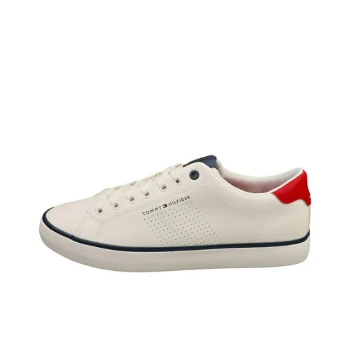 Tommy Hilfiger Core Slip Resistant Low Top Skateboard Shoes Men's Ecru