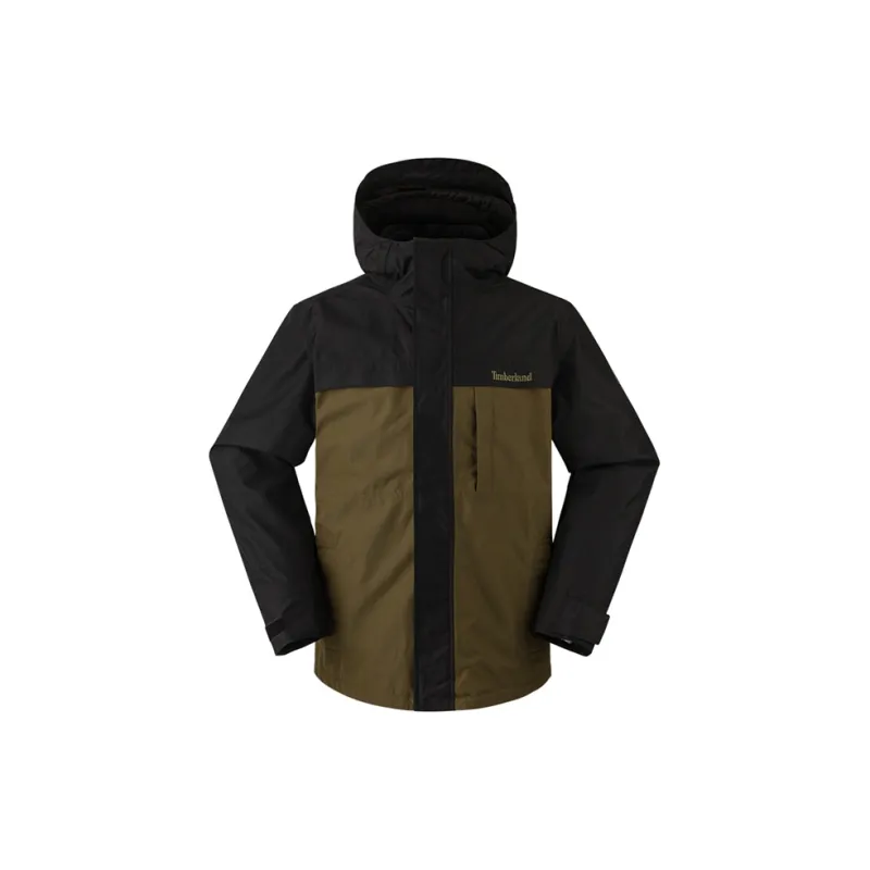 Timberland Waterproof And Warm Windbreaker Jacket Men's Black Dark Olive-3