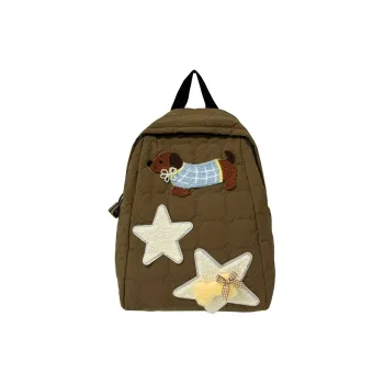 LUVISTRUE Composite Cloth Travel Backpack Regular Women's Black/Blue/Beige/Coffee