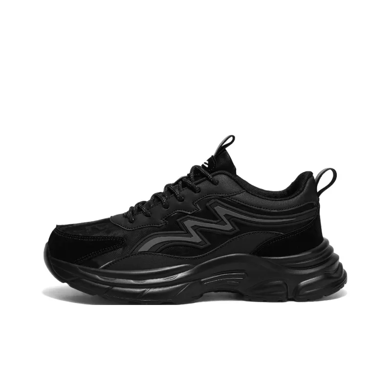 YUZHAOLIN Anti Slip Wear Resistant Low Top Chunky Sneakers Men's-4