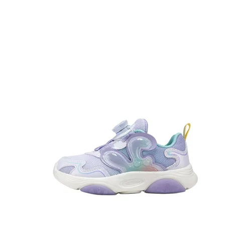 XTEP Anti Slip Wear Resistant Low Top Kids Lifestyle Shoes White Purple Kids'