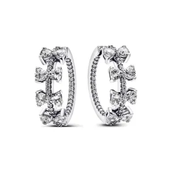 Pandora 925 Sterling Silver Earrings Women's Silver