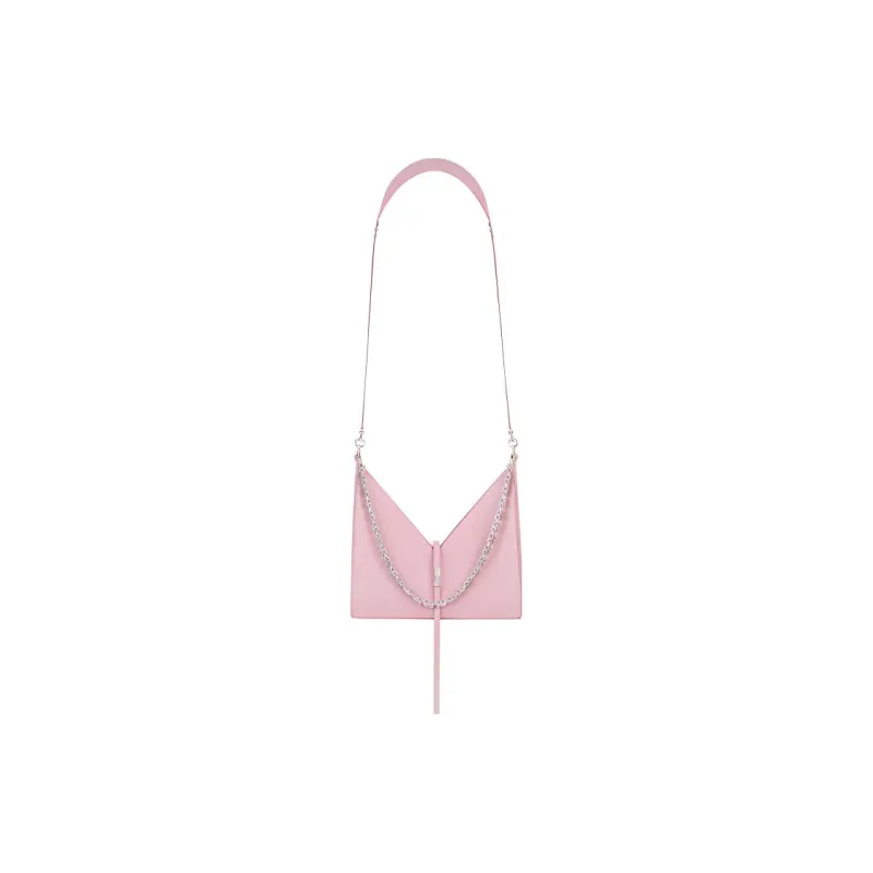GIVENCHY Cut-out Cow Leather Handbag Crossbody Bag Small Size Women's Girlish Pink-0