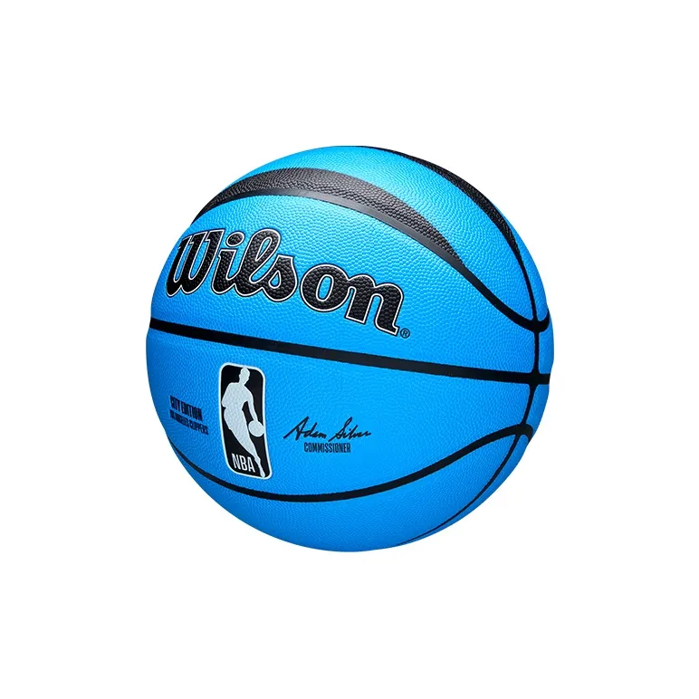 Wilson NBA City Series PU Basketball Blue Size 7 Ball Competition Unisex-5