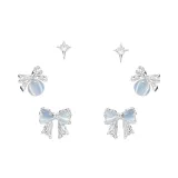 Ice Blue Butterfly Clothing Sets