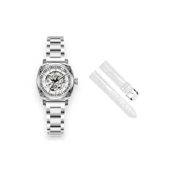 ORCO Automatic Mechanical Movement Watch Unisex White Dial