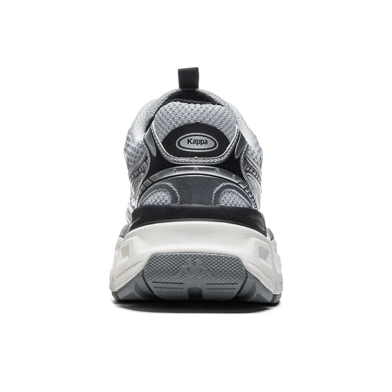 Kappa Hydrogen Track Cushioning, Abrasion Resistant, Breathable, Lightweight Low Top Casual Running Shoes Unisex Gray-4