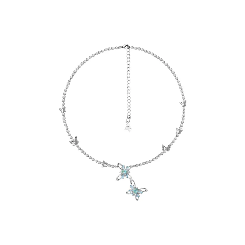 FAIRWHALE Alloy Resin Glass Necklaces Women's-1