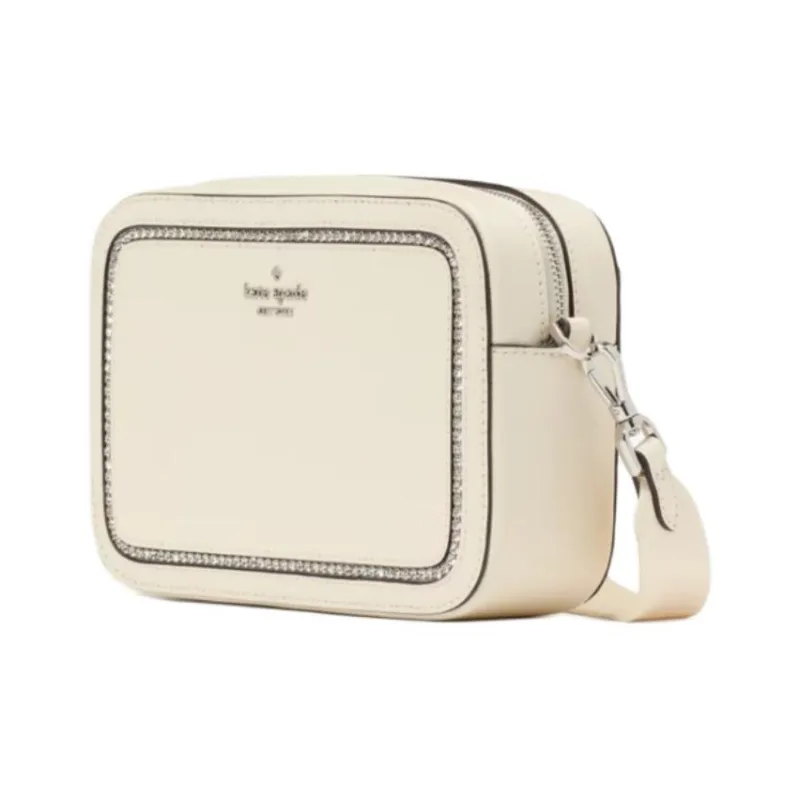 Kate Spade Saffiano Leather Crossbody Bag Shoulder Bag Mini Women's Protein Cream-1