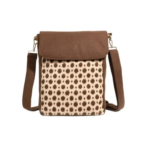 Everthames Velvet Shoulder Bag Crossbody Bag Regular Women's Brown