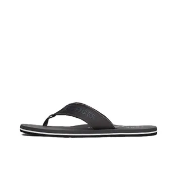 Tommy Hilfiger EVA Abrasion Resistant Flip Flops Men's Black