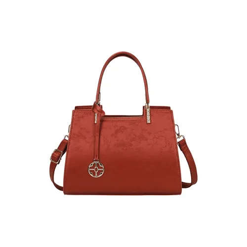 PAYOT Microfiber Synthetic Leather Wedding Bag Shoulder Bag Crossbody Bag Handbag Regular Women's Brick Red