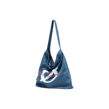 JELLYTOYBOY Fabric Shoulder Bag Shoulder Bag Regular Unisex Denim Blue
