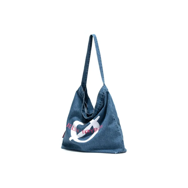 JELLYTOYBOY Fabric Shoulder Bag Shoulder Bag Regular Unisex Denim Blue-0