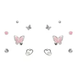 Pink Glow Butterfly Clothing Sets