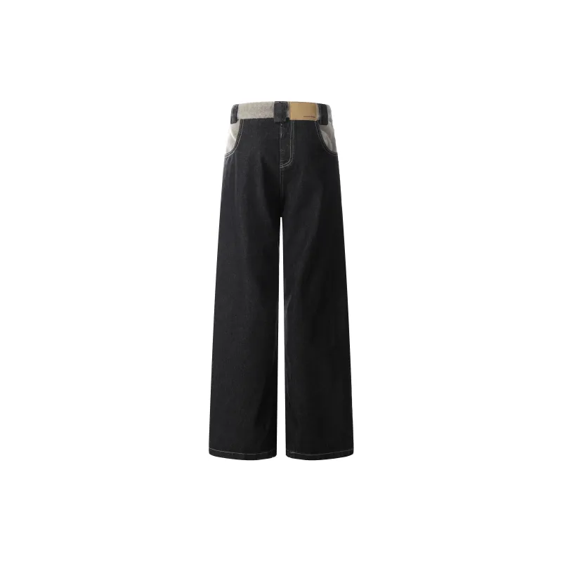 PAINT STAIN Jeans Unisex Black-1