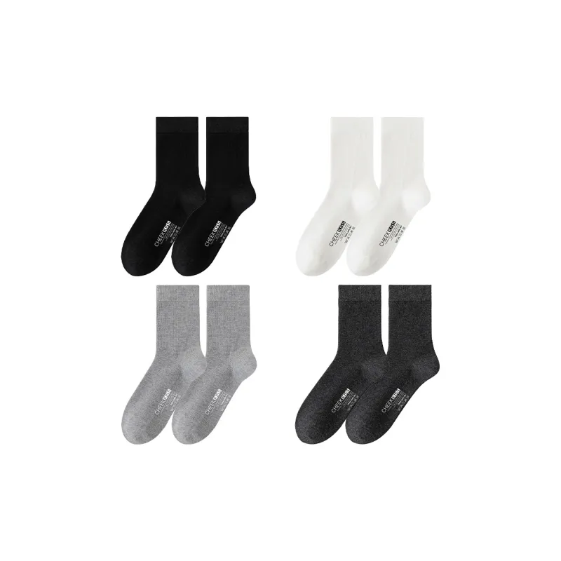 Cheekkiss Mid Calf Socks Men's 4 Pack-7