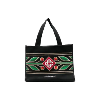 CASABLANCA Embroidered Tote Bag