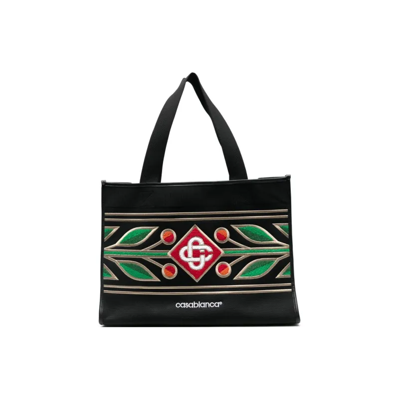 CASABLANCA Embroidered Tote Bag-0