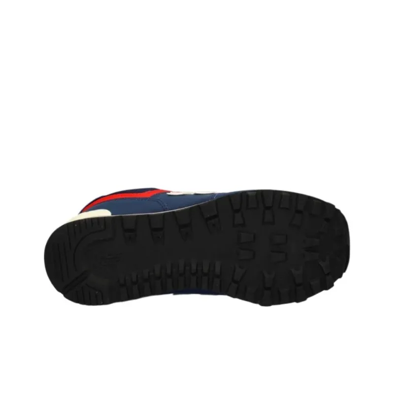 New Balance NB 574 Anti Slip Wear Resistant Low Top Kids Lifestyle Shoes Blue Red Teenagers-4