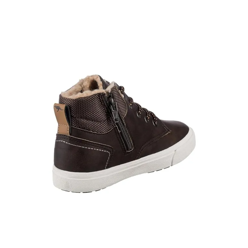 KangaROOS Anti Slip And Wear Resistant Warm Mid Top Kids Lifestyle Shoes Tan Children Aged 3 7 Years Old-2