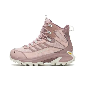MERRELL MOAB SPEED 2 Water Resistant Wear Resistant Slip Resistant Short Outdoor Boots Women's Pink
