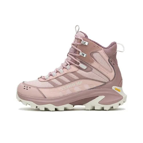 MERRELL MOAB SPEED 2 Water Resistant Wear Resistant Slip Resistant Short Outdoor Boots Women's Pink