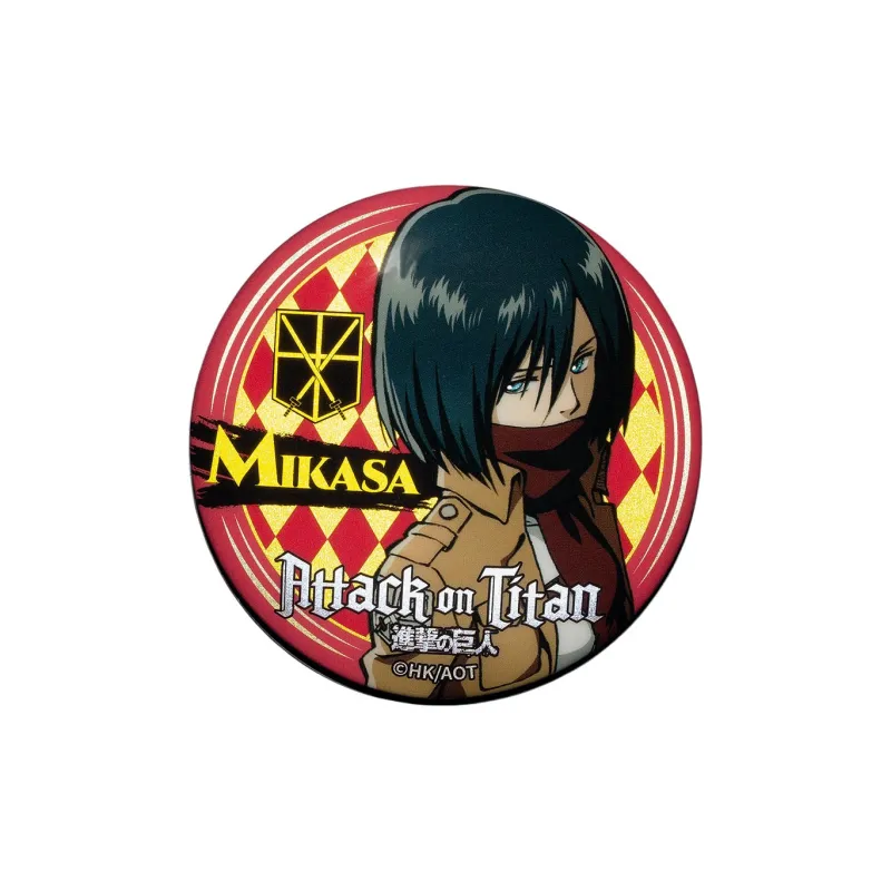 Nullset Levi Ackerman, Mikasa Ackerman, Eren Yeager, Eldwin Smith Attack On Titan Collection II Badge Badges-3