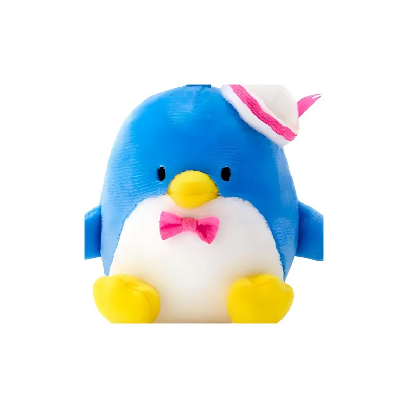 Sanrio Tuxedo Sam Heart Shaped Mountaineering Buckle Dolls Plush Pendant 9.5cm Height 9.5cm Length-3