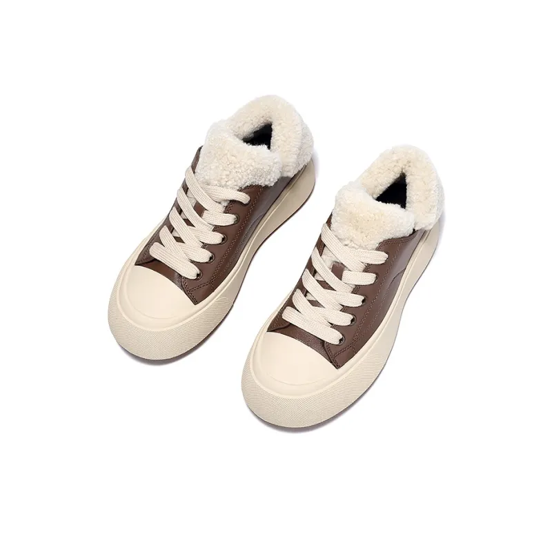 SELAIYA Thermal Low Top Skateboard Shoes Women's-2