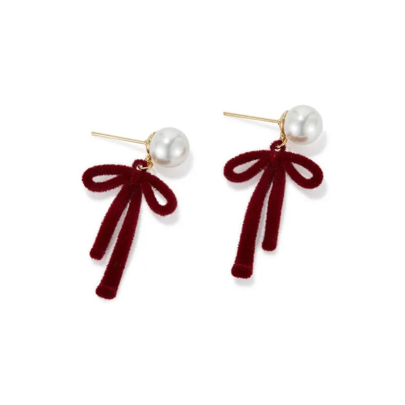 LOOK NICE 925 Sterling Silver Needle Earrings Women's-5