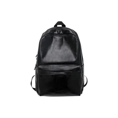 Travel PU Backpack Regular Unisex Black/Gray/Coffee