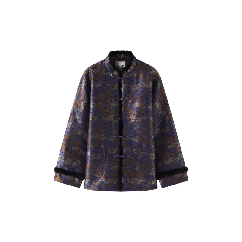 XUANSHENG Puffer Jacket Men's Purple-5