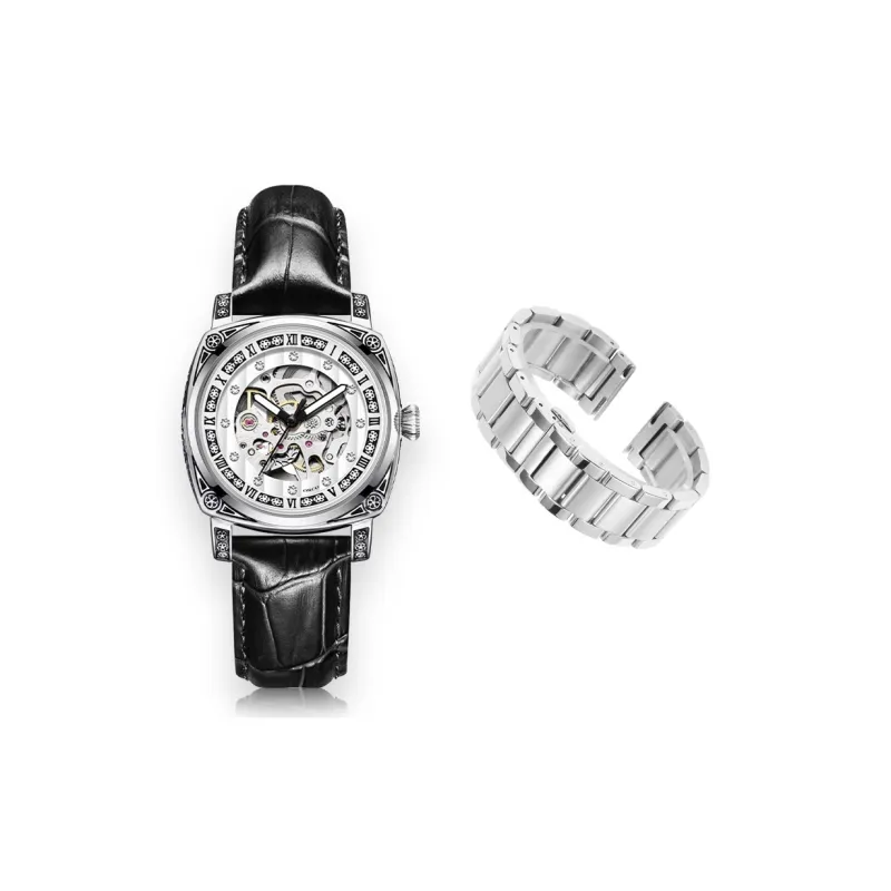 ORCO Automatic Mechanical Movement Watch Unisex White Dial-10