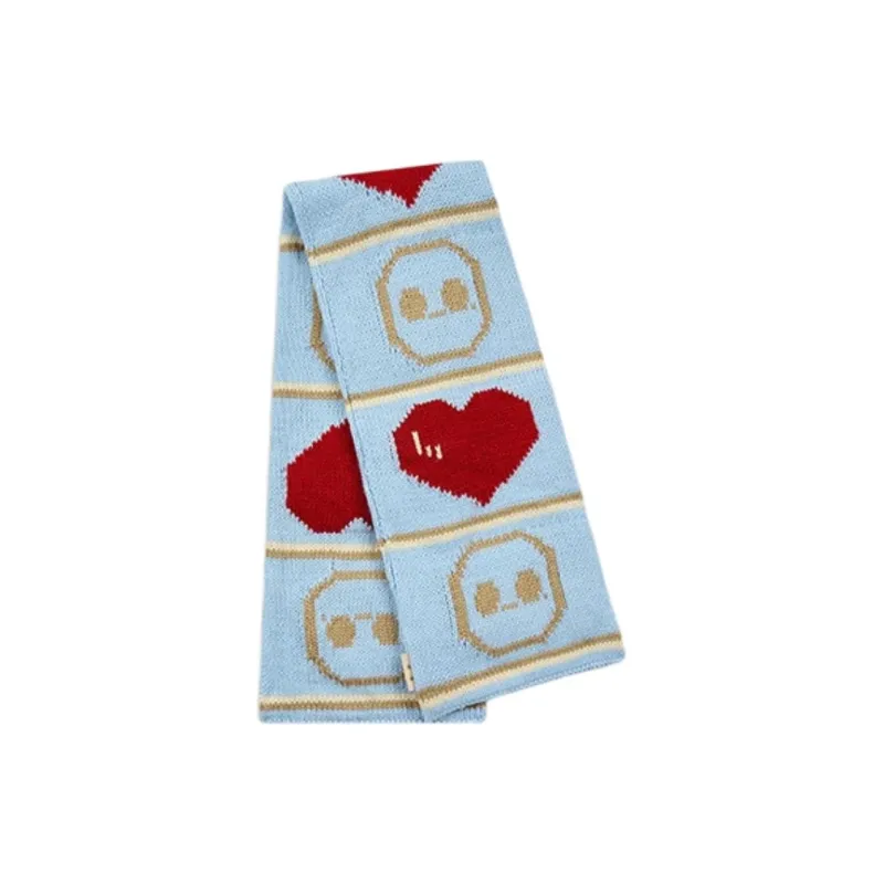GOOD BAI Acrylic Knit Scarves Unisex Multicolor-2
