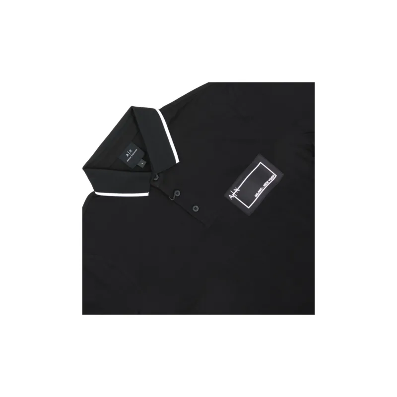 EMPORIO ARMANI SS23 Polo Shirt Men's Black-5