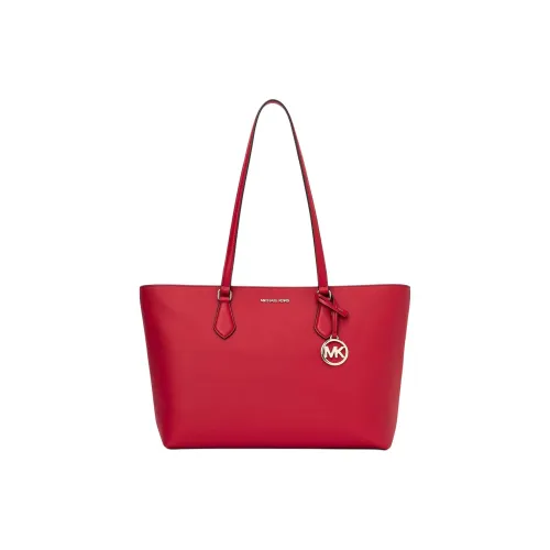 MICHAEL KORS Coated Canvas stayhomewithbags Bag Shopping Bag Shoulder Bag Handbag Large Size Women's Bright Red