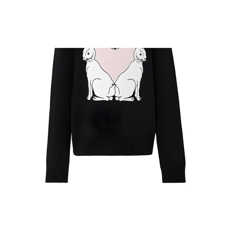 Burberry SS23 The Year Of The Rabbit SS23 Sweater Men's Black-2