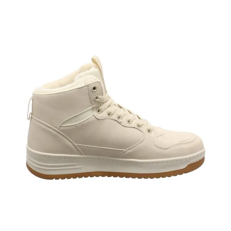 KangaROOS Anti Slip Wear Resistant Mid Top Casual Shoes Women's Beige-1