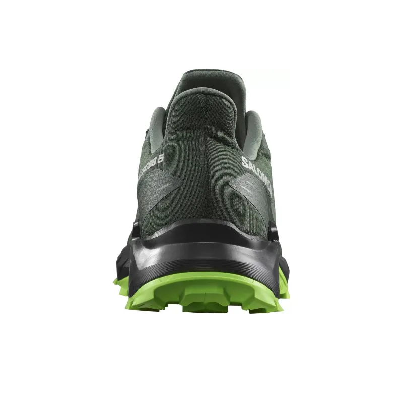 SALOMON ALPHACROSS 5 Slip Resistant, Abrasion Resistant, Breathable Low Top Trail Running Shoes Men's Olive Green-4