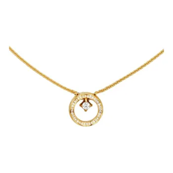 CHANEL 18K Gold Necklaces Women's Gold