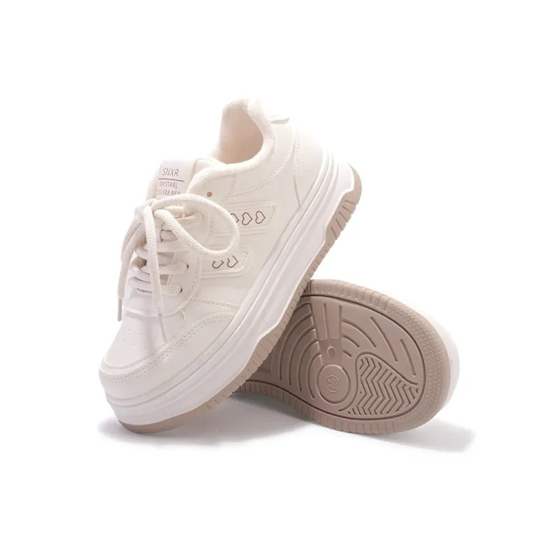 Shen Linsen Cushioning, Slip Resistant, And Abrasion Resistant Low Top Casual Shoes Women's Beige-5