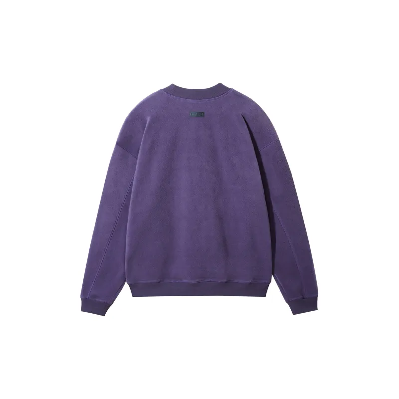 Muscle Dog Sweatshirt Men's Purple-1