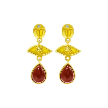 Love Jade Earrings Women's